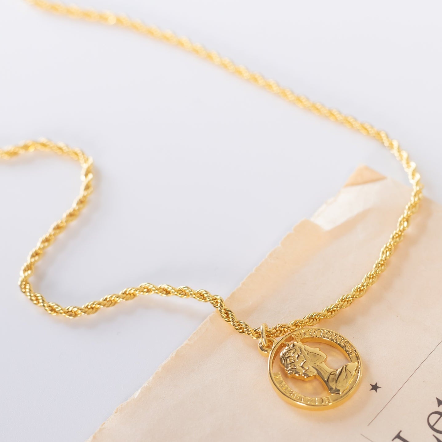 Charmystere Gold Pendant Necklace