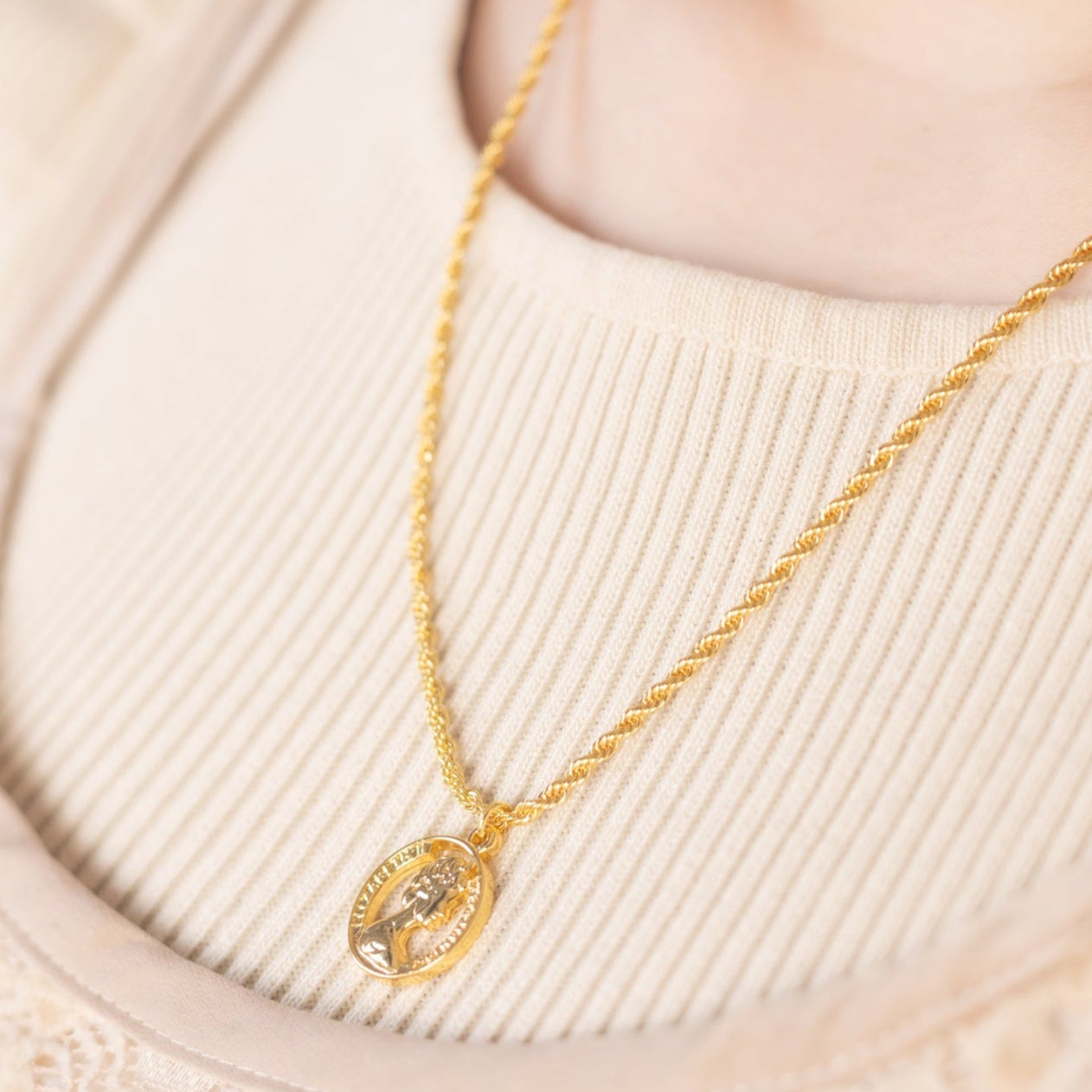 Charmystere Gold Pendant Necklace
