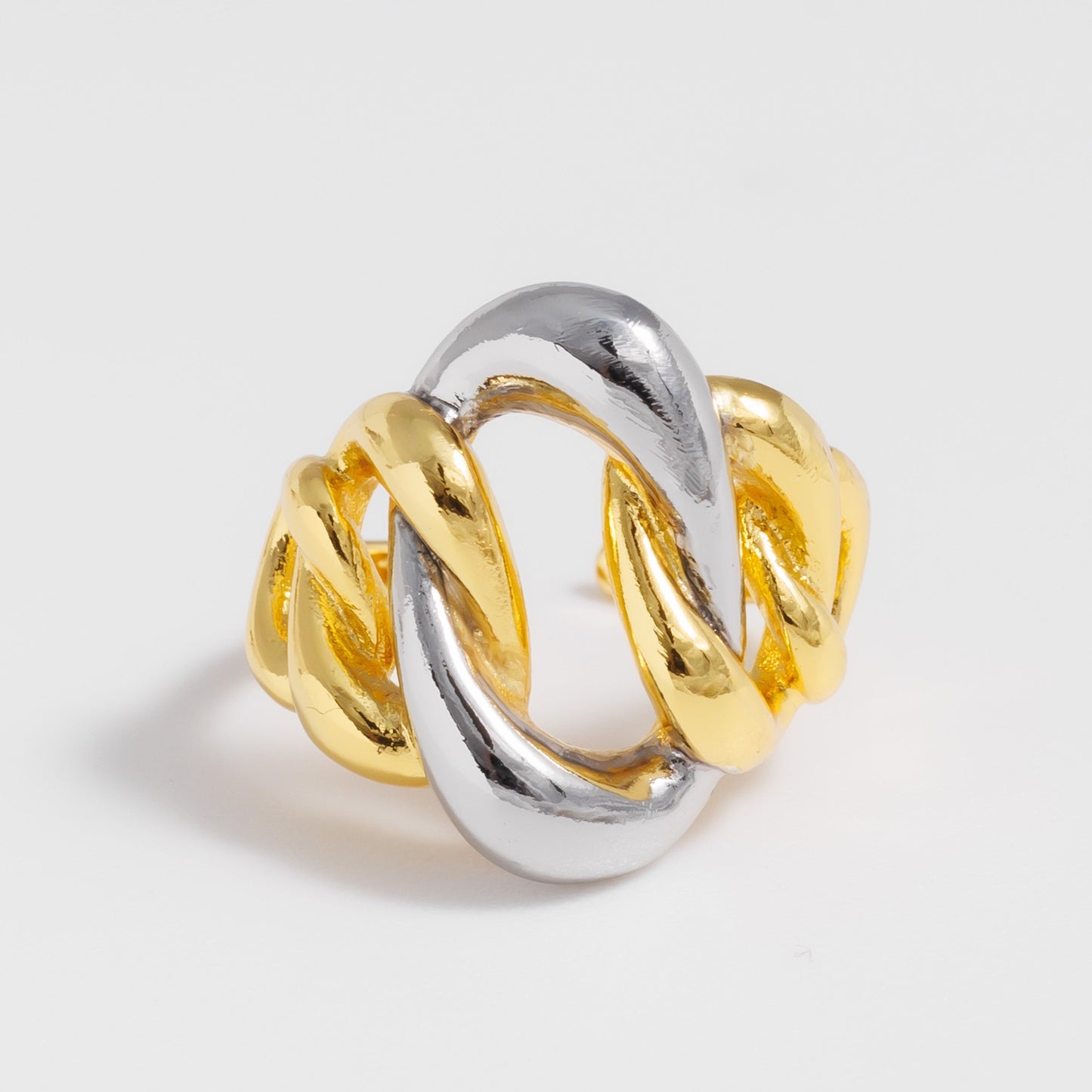 Charmystere Metal Chain Link Ring