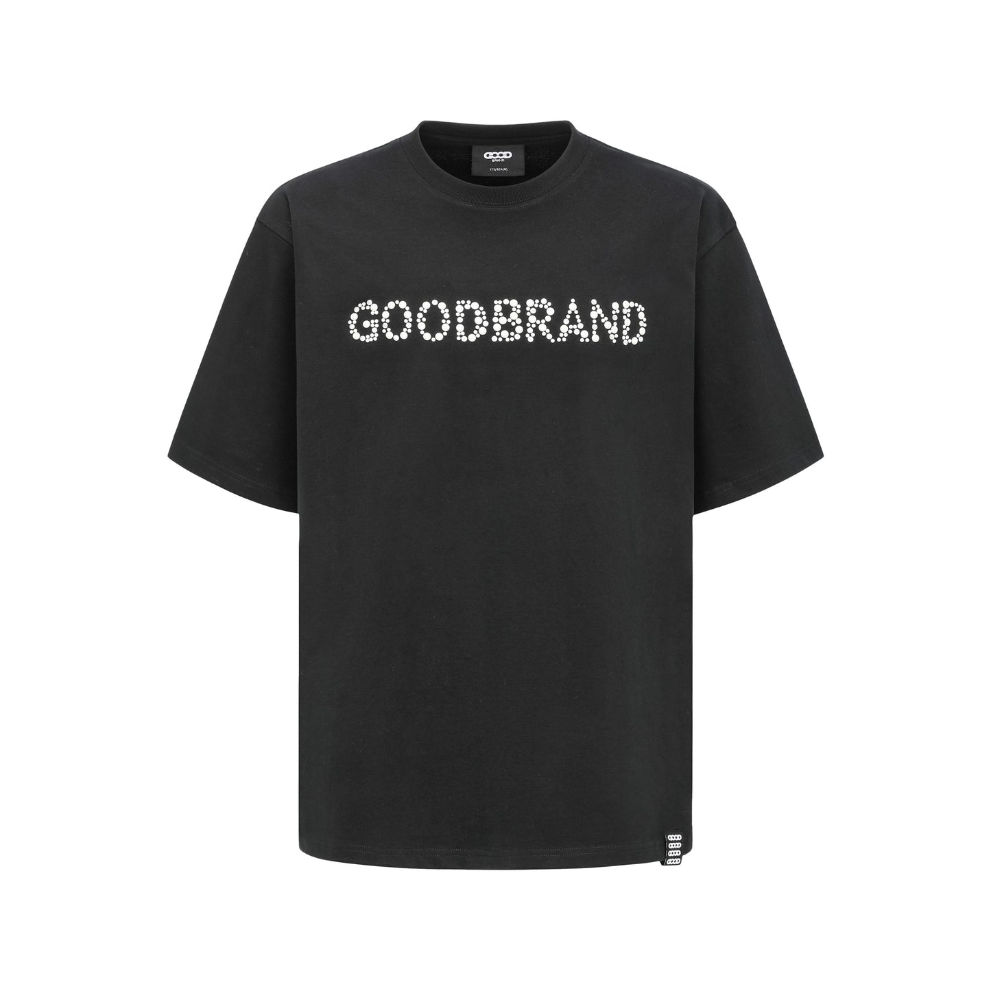 GOODBRAND 25SS Basic T-Shirt with Sequin Slogan