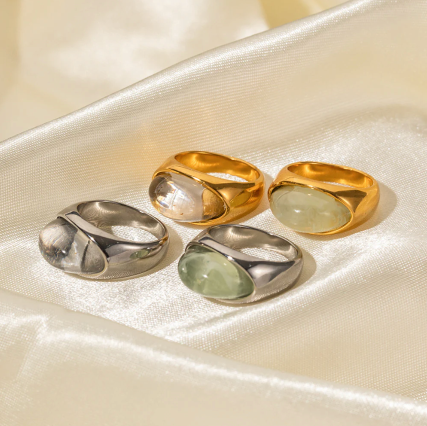 Crystal Statement Ring
