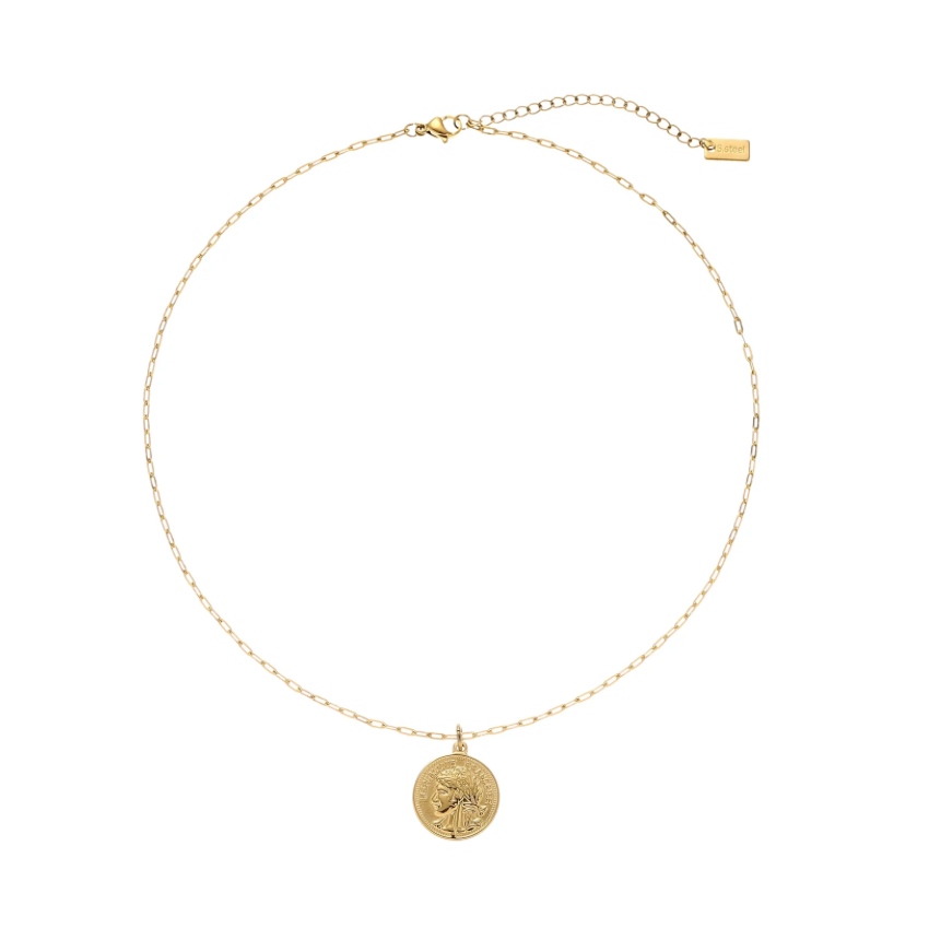 Francaise Vintage Coin Necklace