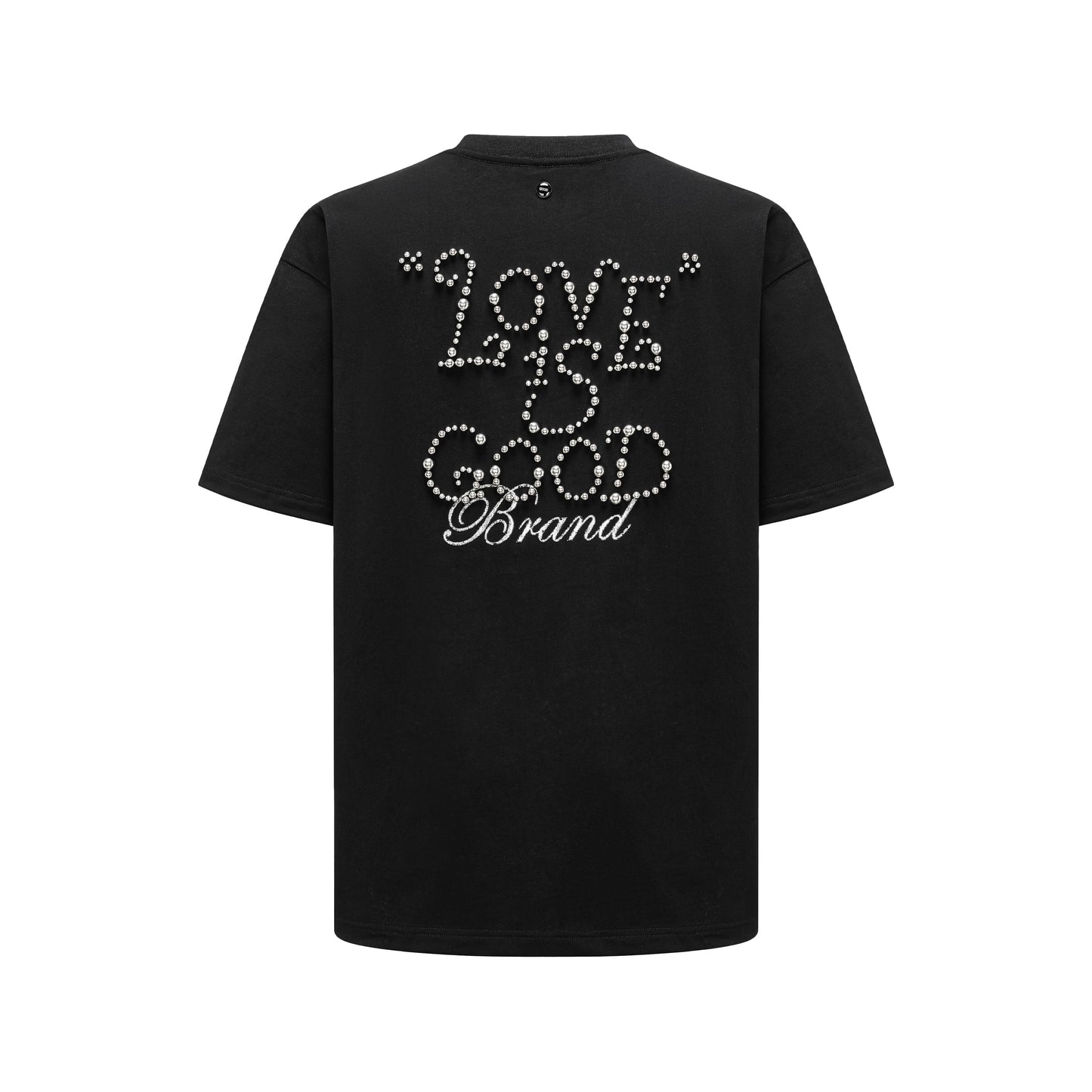 GOODBRAND 25SS Solid Color Tee with Pearl “GOOD” Logo