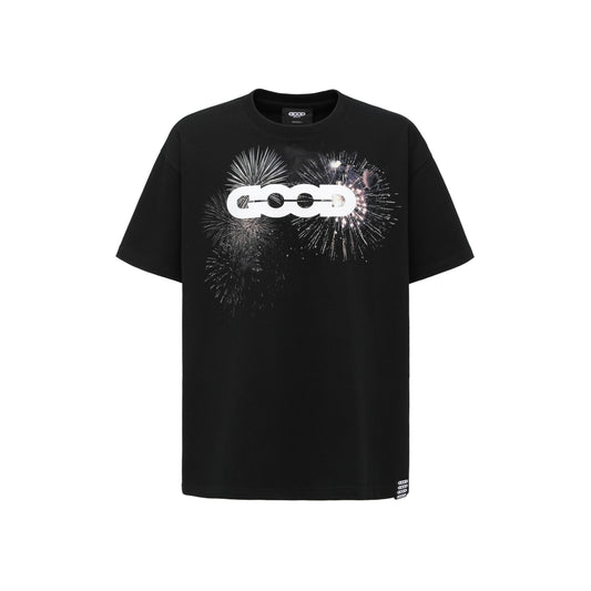 GOODBRAND 25SS Firework Rhinestone Logo T-Shirt