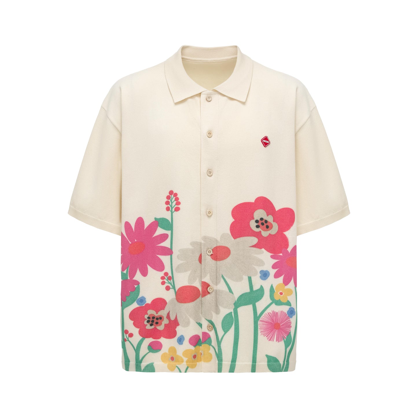 GOODBRAND 25SS Romantic Forest Floral Short-Sleeve Shirt