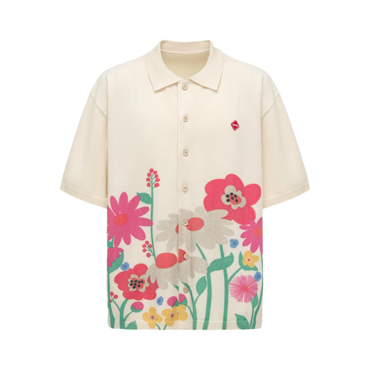 GOODBRAND 25SS Romantic Forest Floral Short-Sleeve Shirt