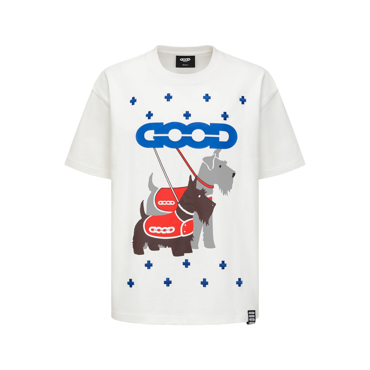 GOODBRAND 25SS Schnauzer Tatami Cross Graphic T-Shirt