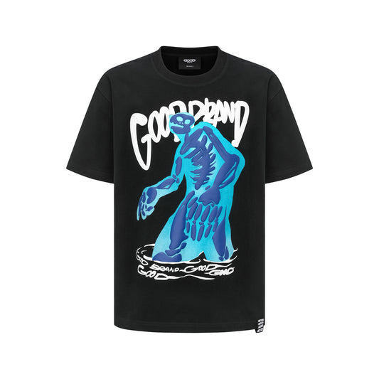 GOODBRAND 25SS Skull Puff Print T-Shirt