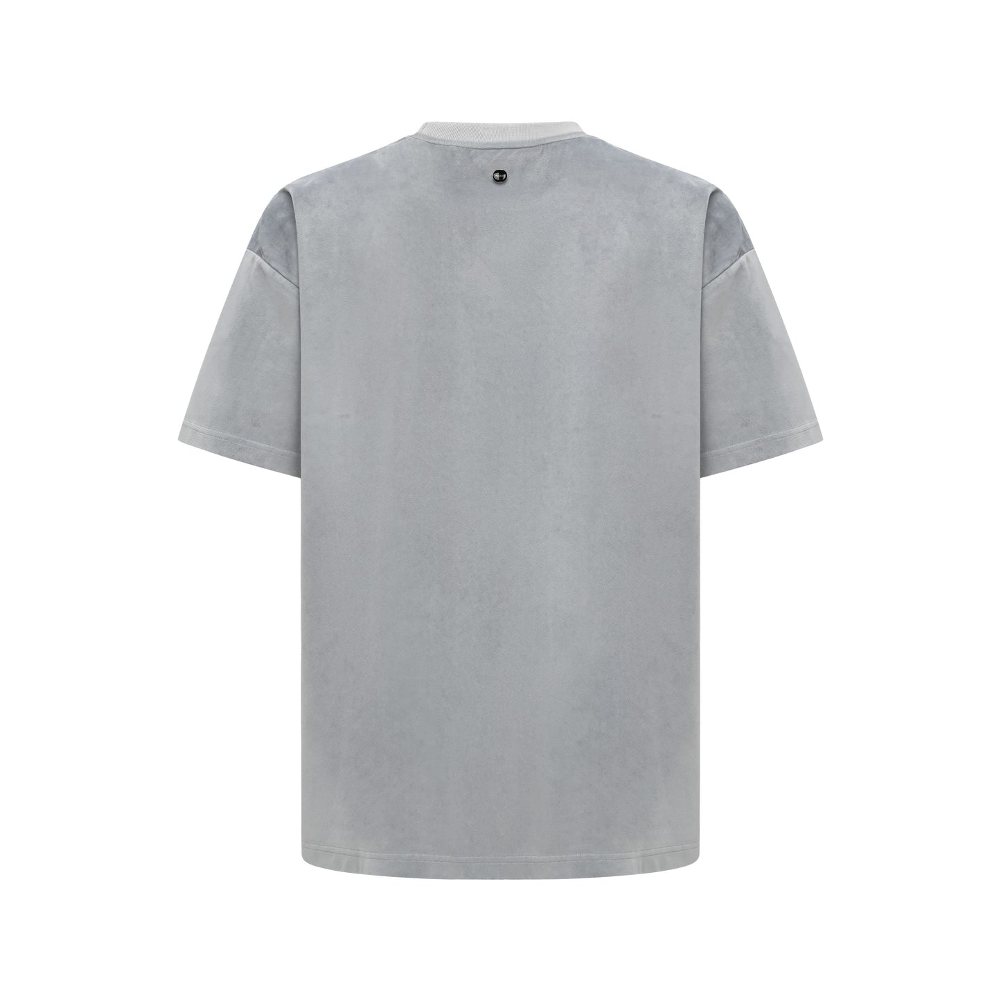 GOODBRAND 25SS Velvet Tee with Sequin "GOOD" Logo Embroidery