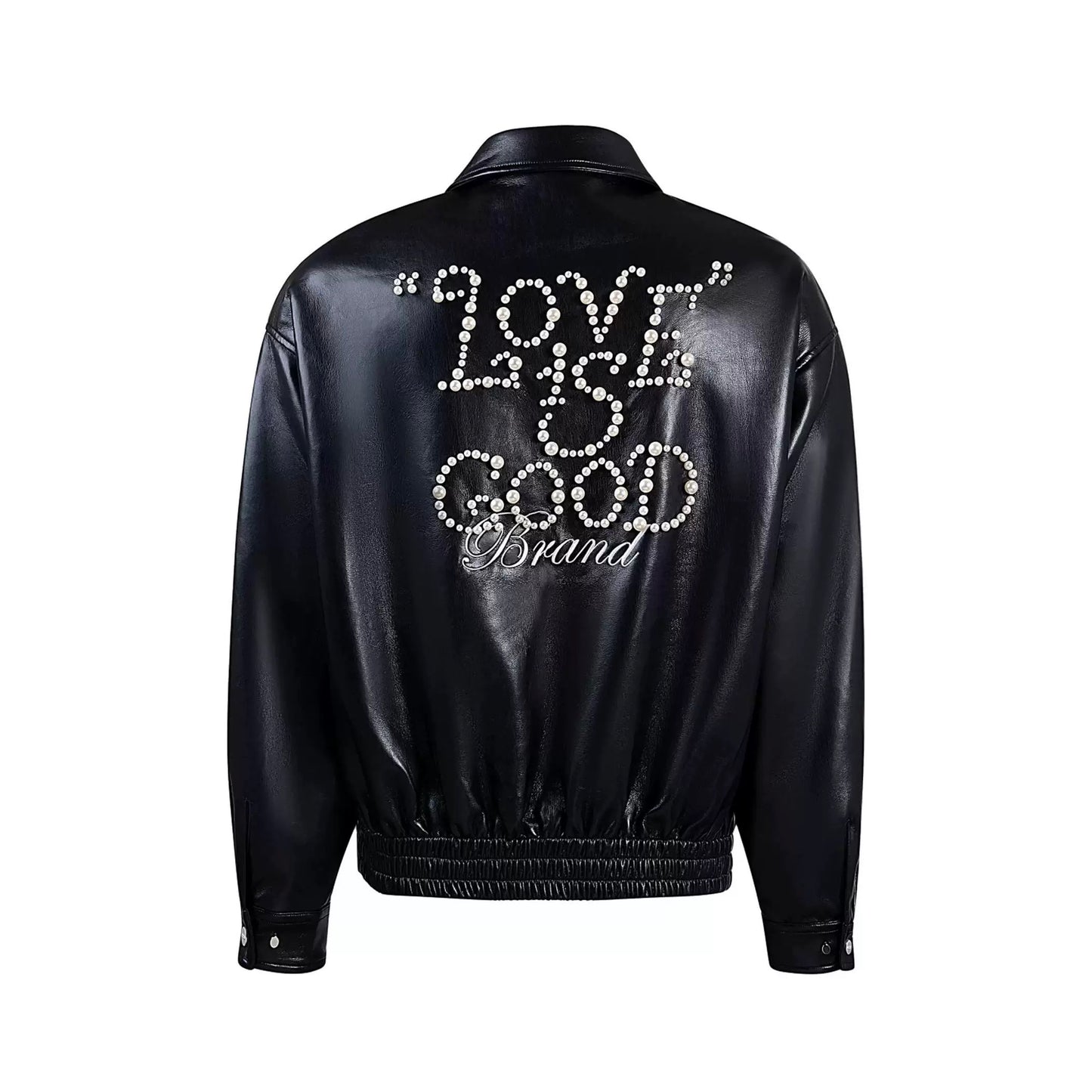 GOODBRAND | Love Is Good Pearl Leather Jacket