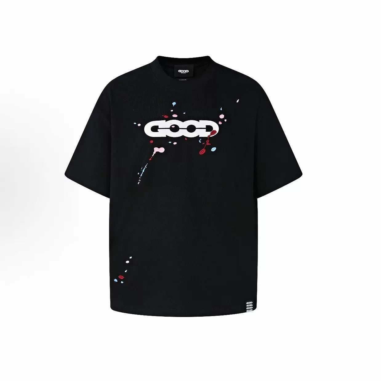 GOODBRAND | Color Jumping Splatter Print Short-Sleeve T-Shirt