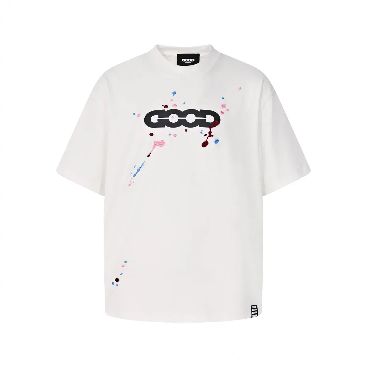 GOODBRAND | Color Jumping Splatter Print Short-Sleeve T-Shirt