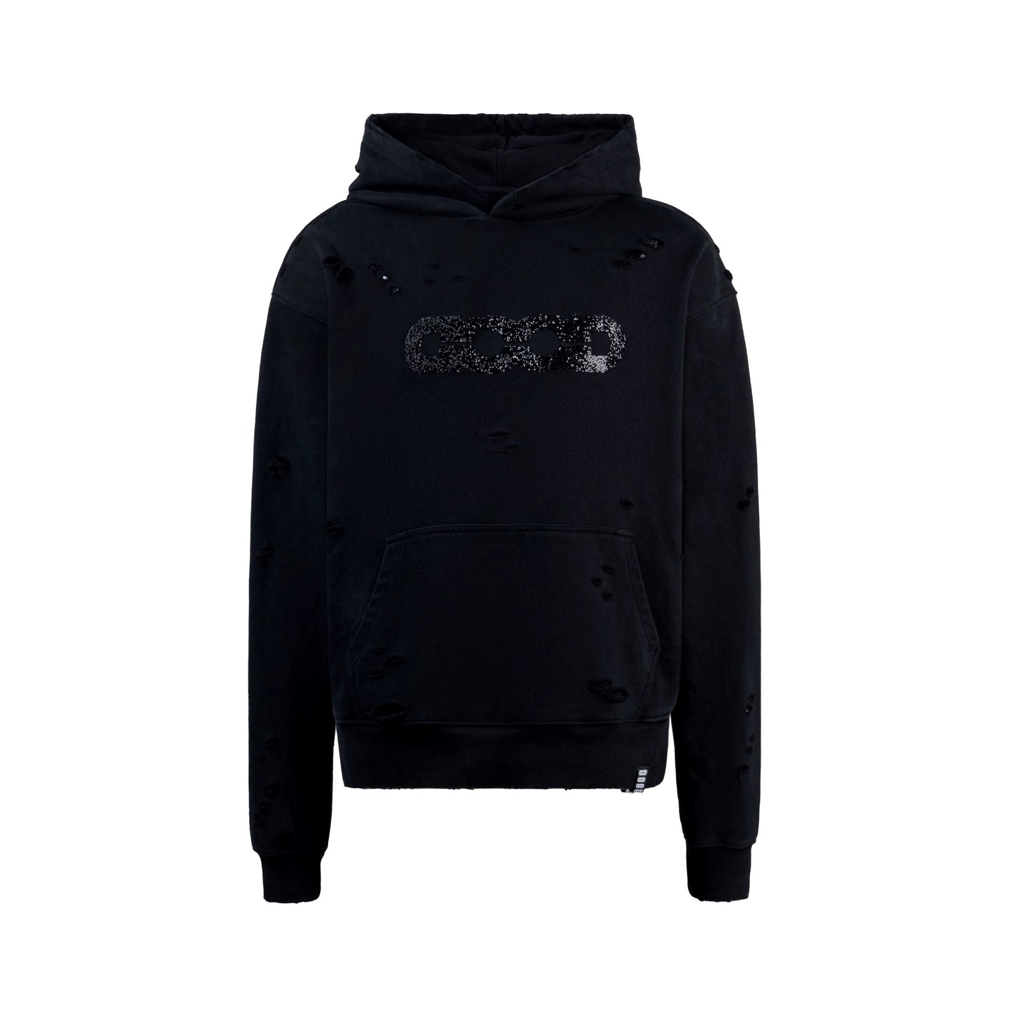 GOODBRAND | Shattered Crystal Distressed Hoodie