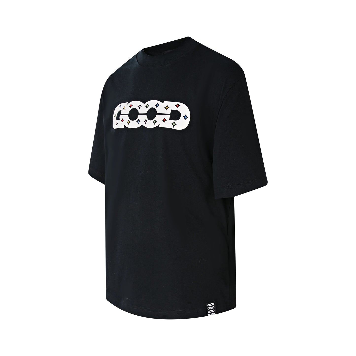 GOODBRAND | Hollow-out Crystal Embellished Short-Sleeve T-Shirt