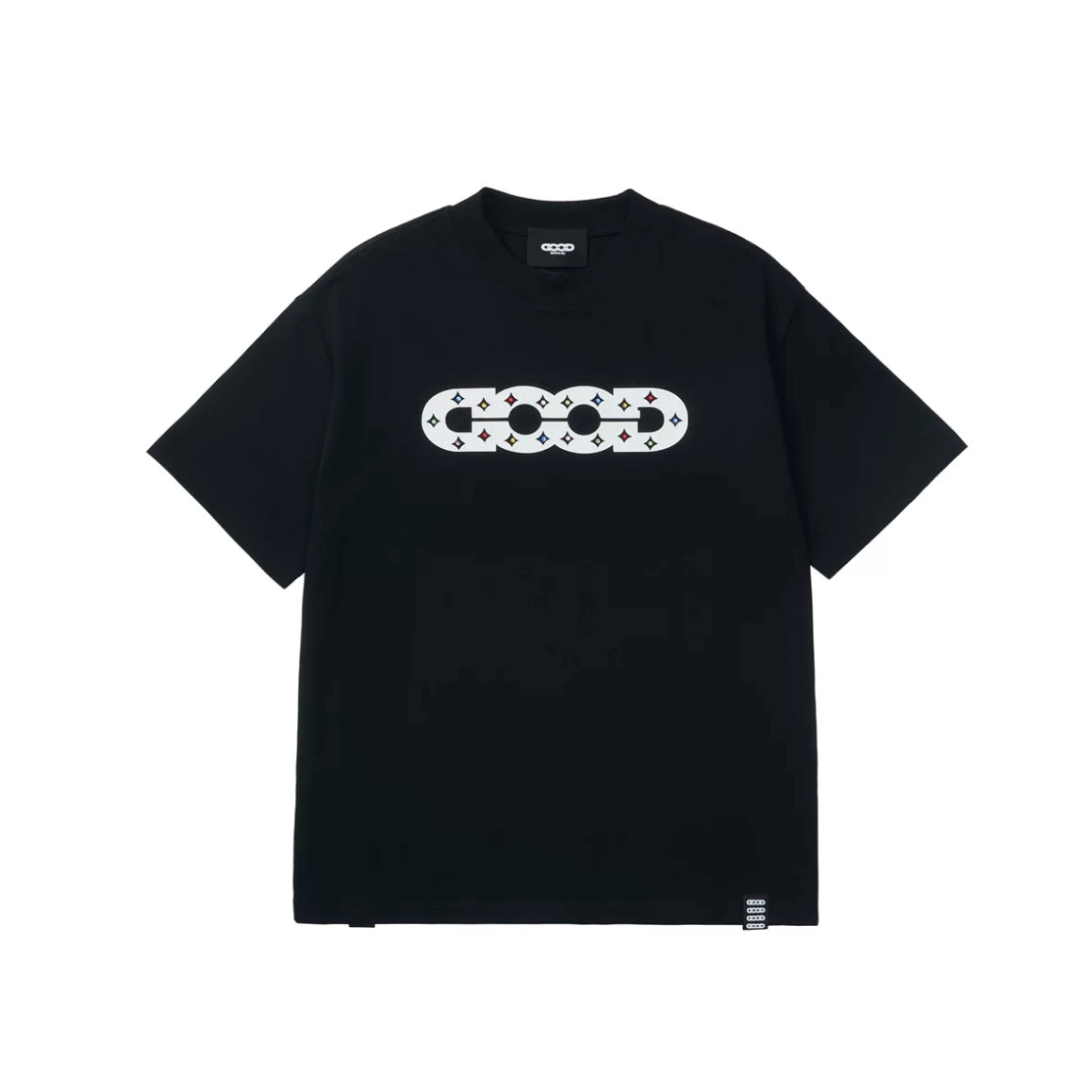 GOODBRAND | Hollow-out Crystal Embellished Short-Sleeve T-Shirt