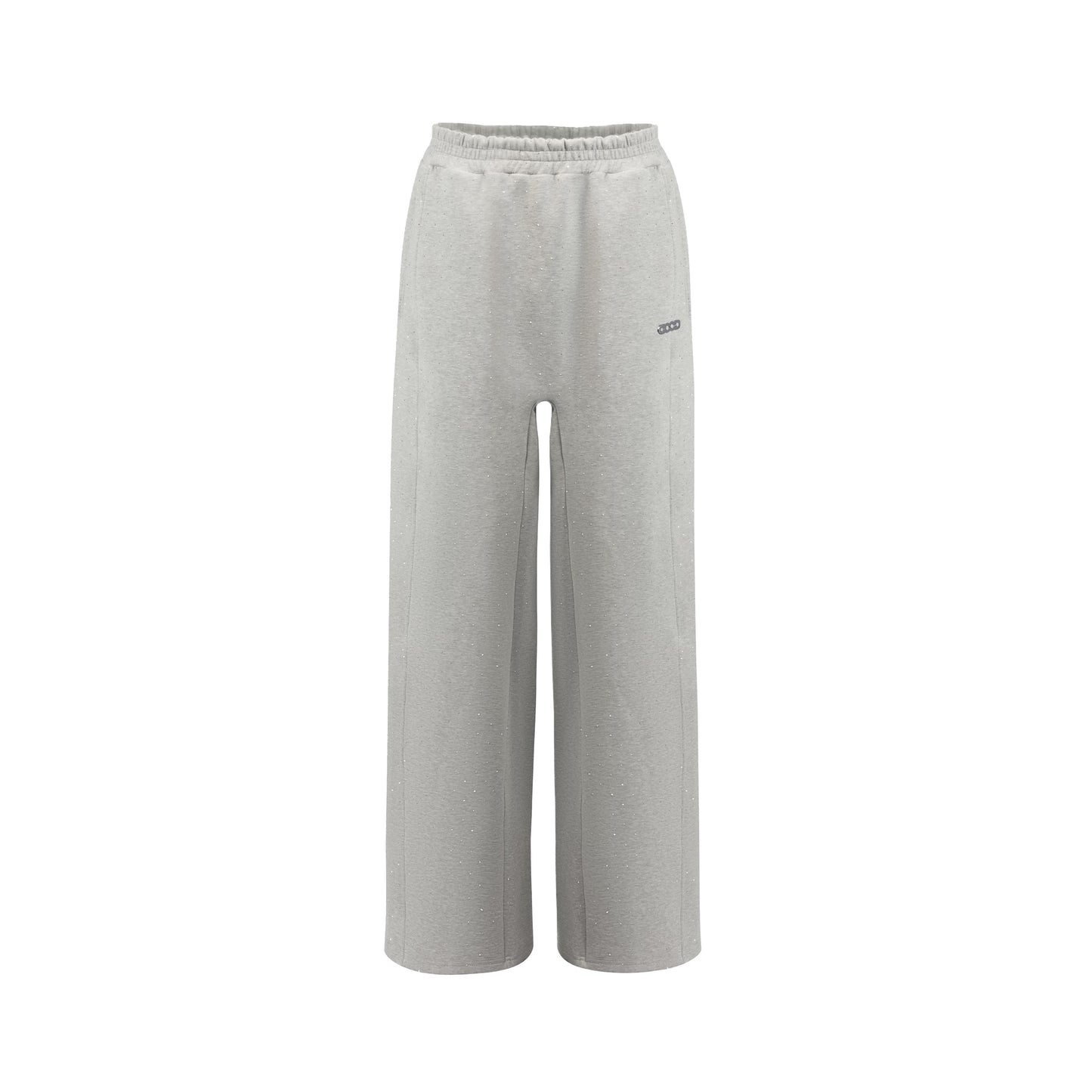 GOODBRAND | Silver Starry Sparkle Rhinestone Air Layer Sweatpants