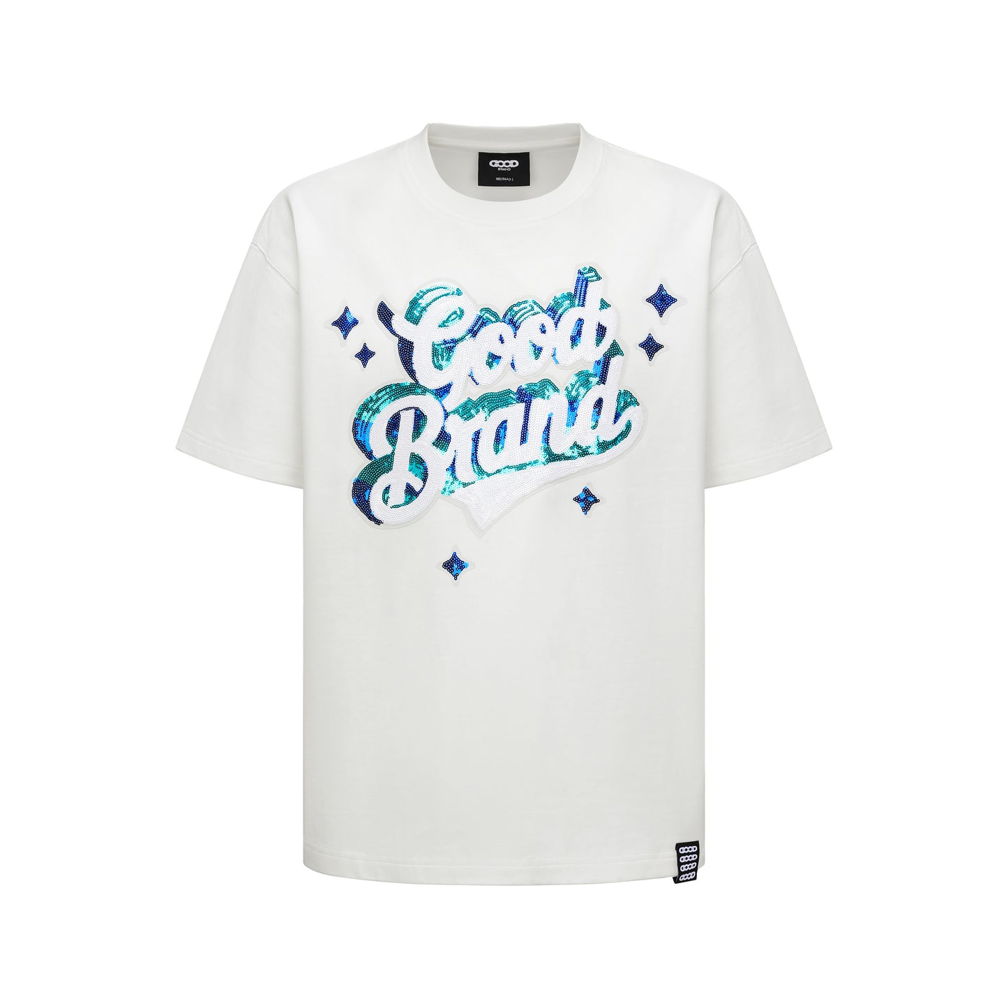 GOODBRAND 25SS 3D Star Sequin Short Sleeve Tee