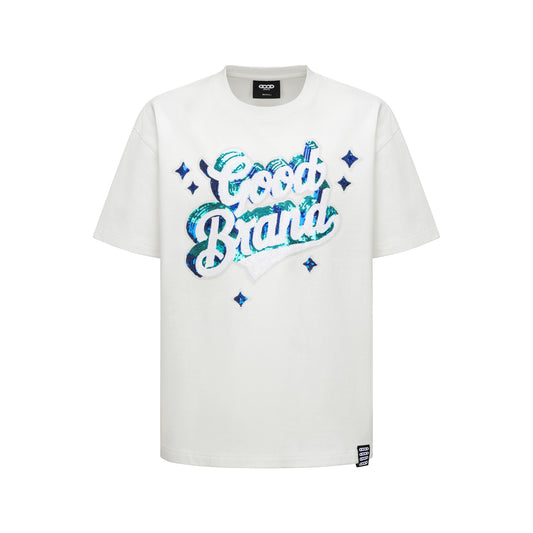 GOODBRAND 25SS 3D Star Sequin Short Sleeve Tee