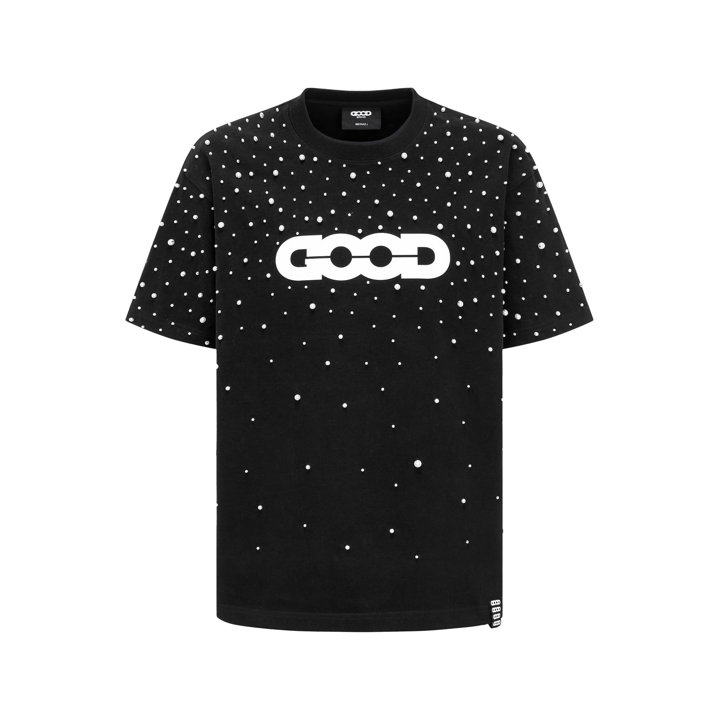 GOODBRAND 25SS Scattered Pearl Logo T-Shirt