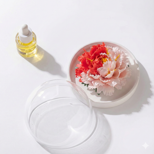 "Healing Life with Scent" - Hand-Sculpted Ceramic Flower Diffuser Set