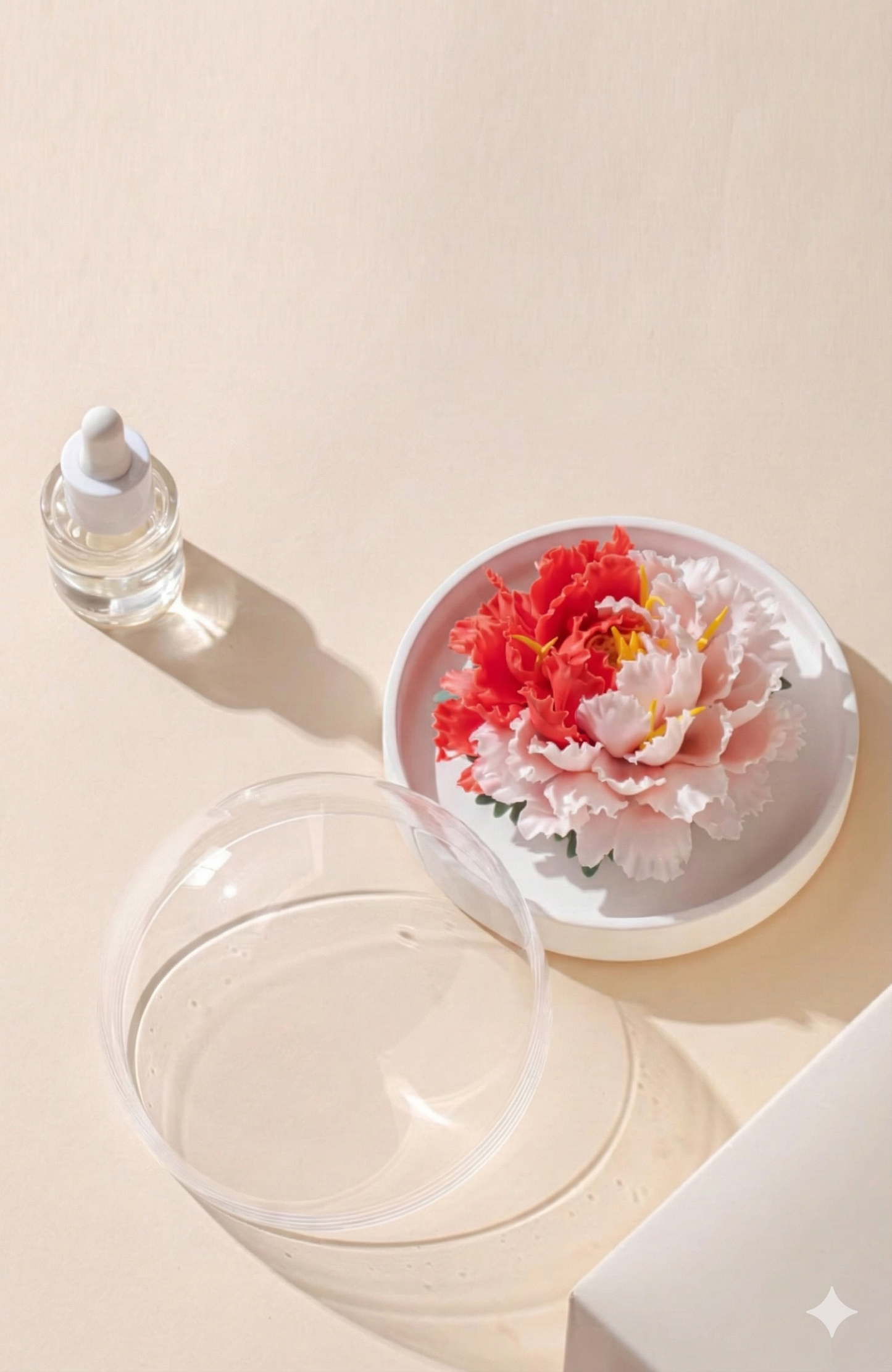 "Healing Life with Scent" - Hand-Sculpted Ceramic Flower Diffuser Set