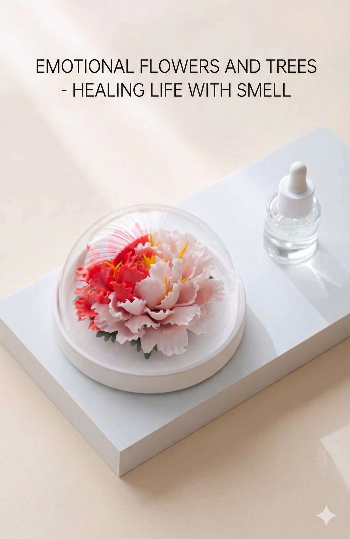 "Healing Life with Scent" - Hand-Sculpted Ceramic Flower Diffuser Set