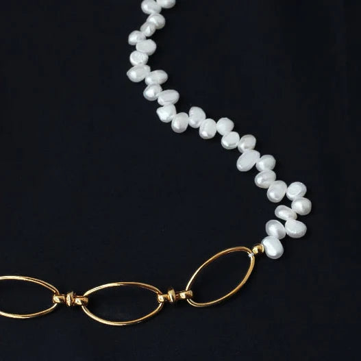 SOCALI-Mermaid Fresh Pearl Necklace