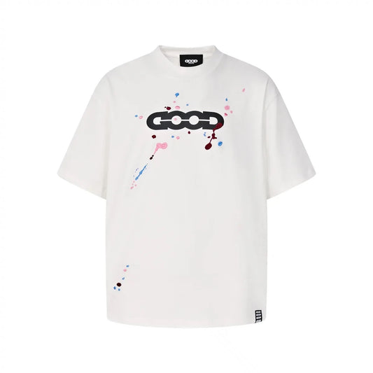 GOODBRAND | Color Jumping Splatter Print Short-Sleeve T-Shirt