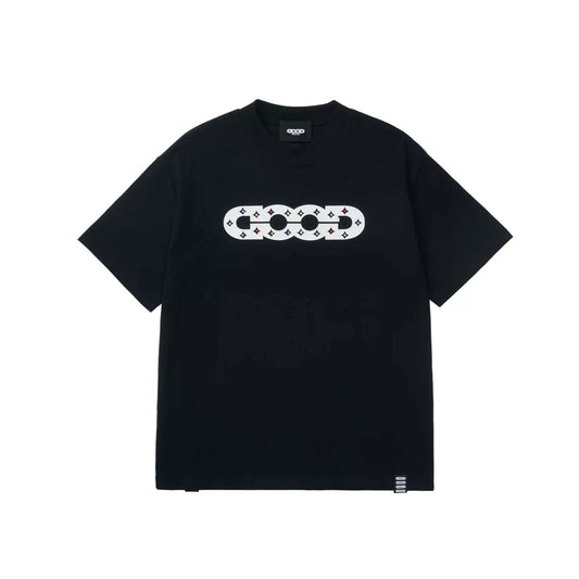 GOODBRAND | Hollow-out Crystal Embellished Short-Sleeve T-Shirt