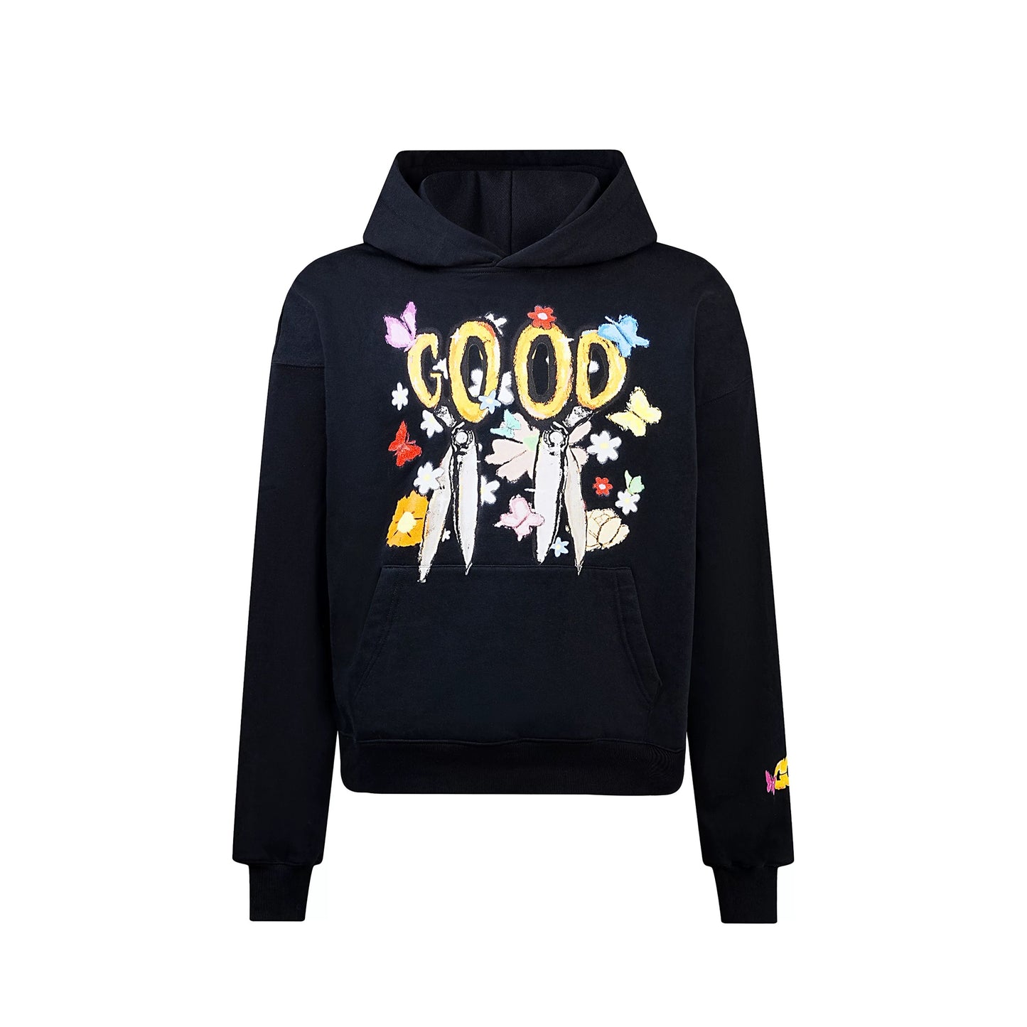 GOODBRAND | Butterfly, Flower & Scissors Crayon Hoodie
