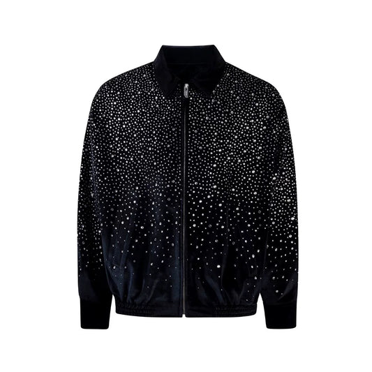 GOODBRAND | Silver Starry Night Luxe Fashion Jacket