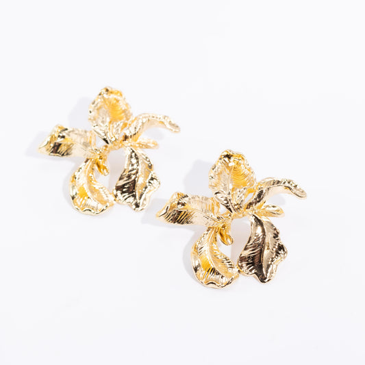 Charmystere Gold Leaf ,Nature-Inspired Earrings